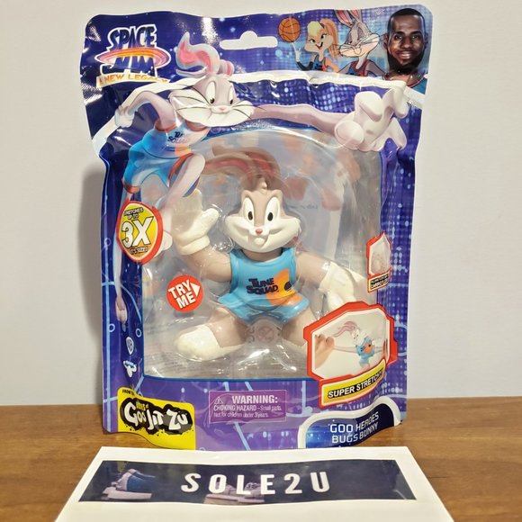 Space Jam Heroes of Goo Jit Zu Lebron James Regular & Power Bugs Bunny Tasmanian - Picture 4 of 5
